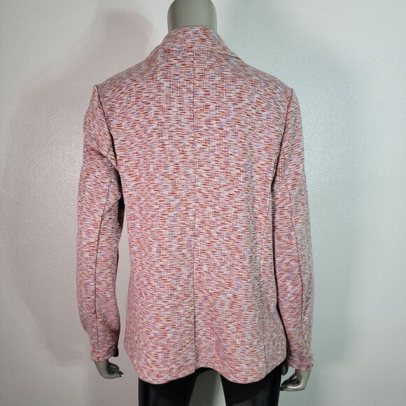 Lands' End Jacket Size S 6-8 Pockets Stretch Button Front Long Sleeve Multi NWT - Picture 4 of 8